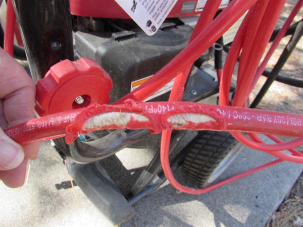 TROY-BILT GAS POWERED PRESSURE WASHER