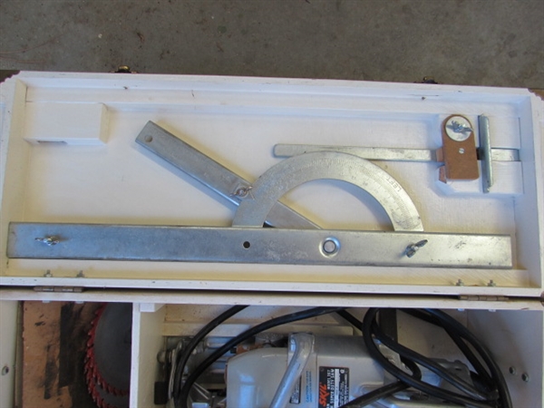 6.5 SUPER DUTY SKIL SAW W/ BLADES & STORAGE CHEST