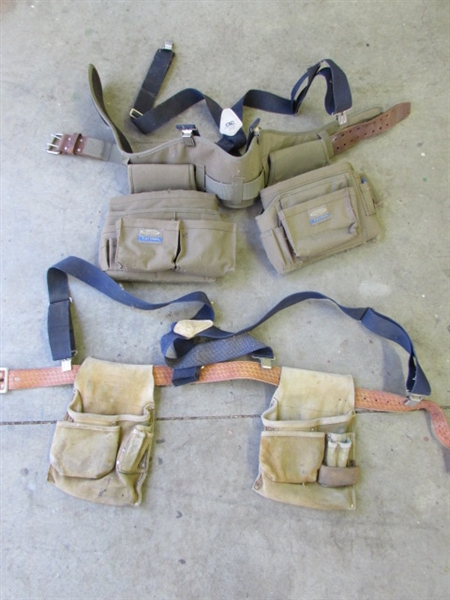 2 CARPENTERS TOOL BELTS