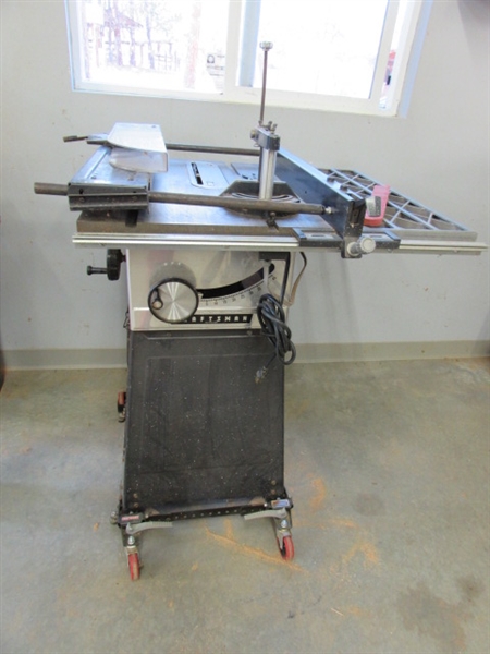 CRAFTSMAN TABLE SAW ON STAND