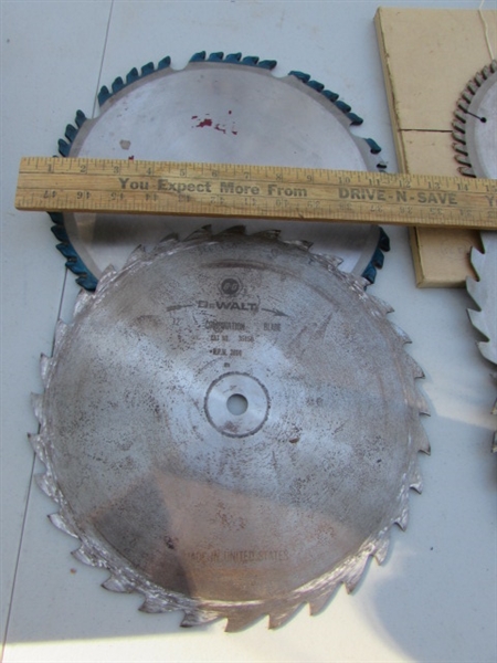 10 & 12 SAW BLADES