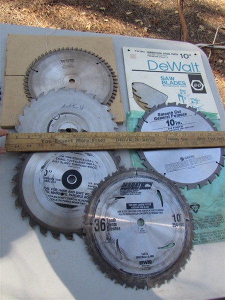 10 & 12 SAW BLADES