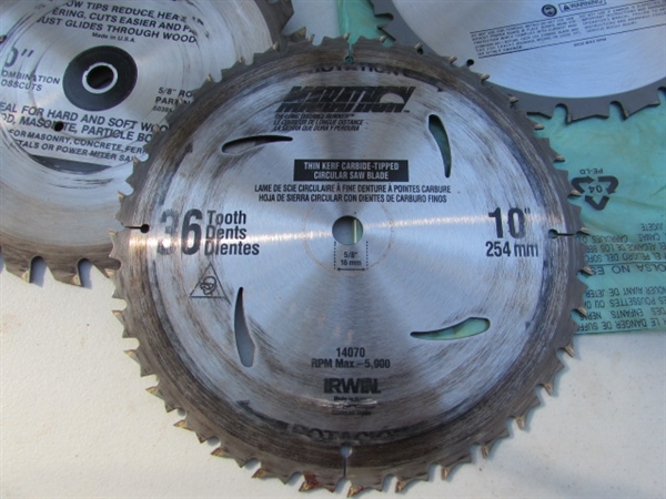 10 & 12 SAW BLADES