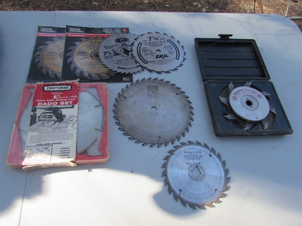 6.5- 8 ASSORTED SAW BLADES