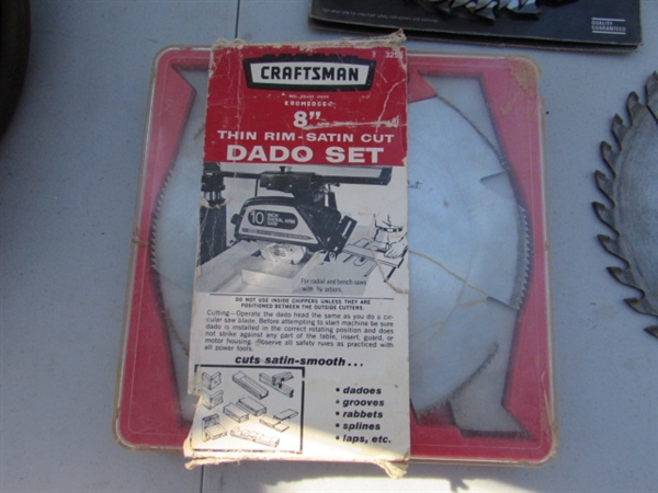 6.5- 8 ASSORTED SAW BLADES