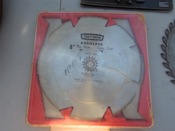 6.5- 8 ASSORTED SAW BLADES