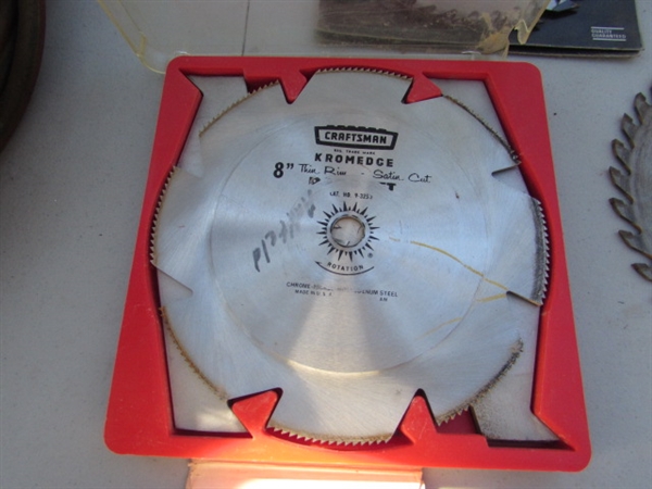 6.5- 8 ASSORTED SAW BLADES