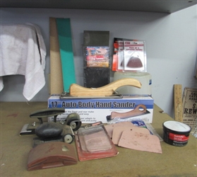 AUTO BODY SANDING TOOLS & ACCESSORIES