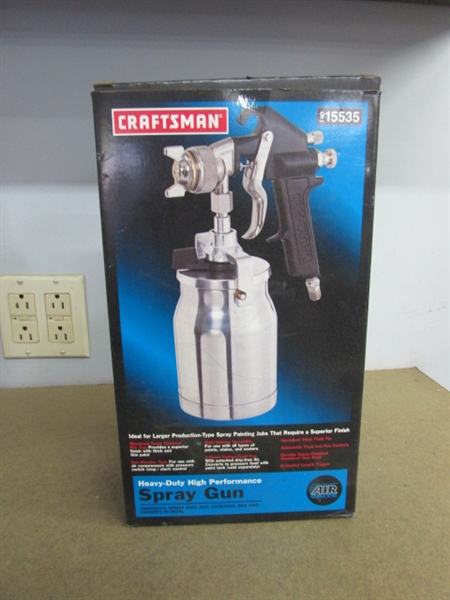 CRAFTSMAN HEAVY DUTY SPRAY GUN & FINISHING SPRAY GUN