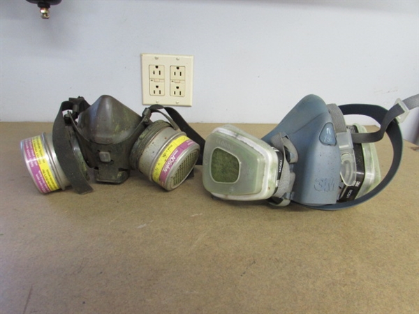 2 RESPIRATOR MASKS