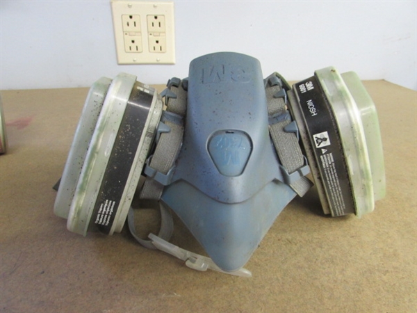 2 RESPIRATOR MASKS