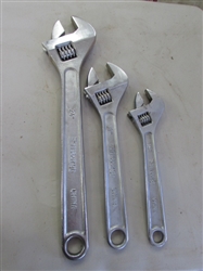 15", 18" & 24" CRESCENT WRENCHES