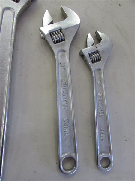 15, 18 & 24 CRESCENT WRENCHES