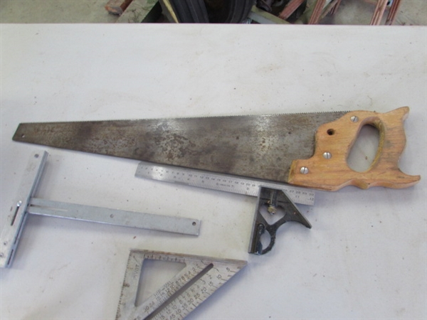 HAND SAW & SQUARES