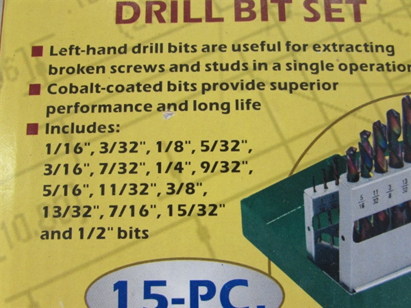 TAP OUT DRILL BITS