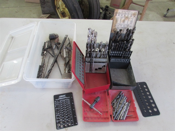 ASSORTED DRILL BITS & INDEXES