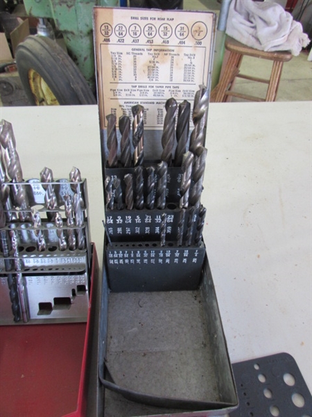 ASSORTED DRILL BITS & INDEXES