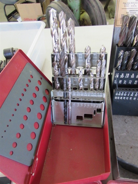 ASSORTED DRILL BITS & INDEXES