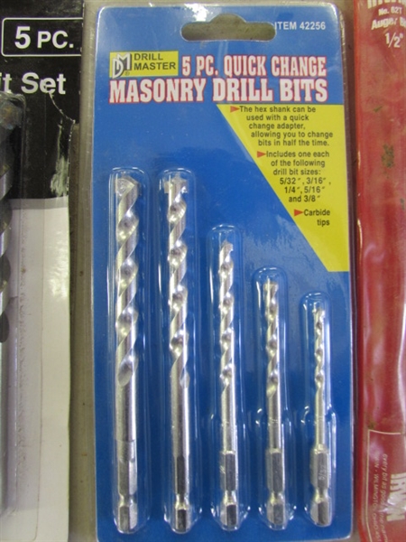 SPECIALTY BITS - MASONRY, HAMMER DRILL & AUGER BITS