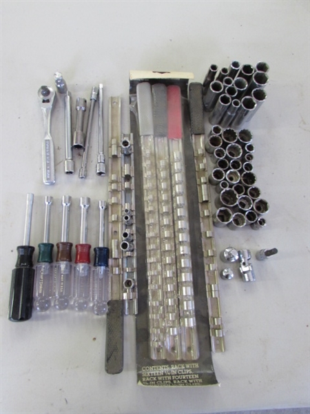 1/2 SOCKET WRENCH, SOCKETS & SOCKET ORGANIZERS