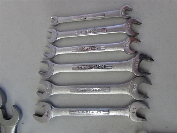 ASSORTED WRENCHES - CRAFTSMAN & OTHERS