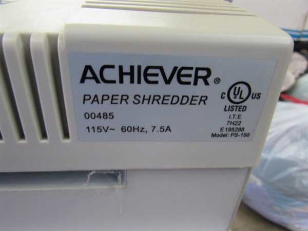 ACHIEVER OFFICE PAPER SHREDDER