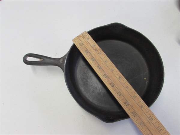 6 #3 & 9 #7 CAST IRON SKILLETS