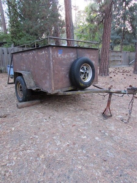 5' X 7.5' SINGLE AXLE TRAILER