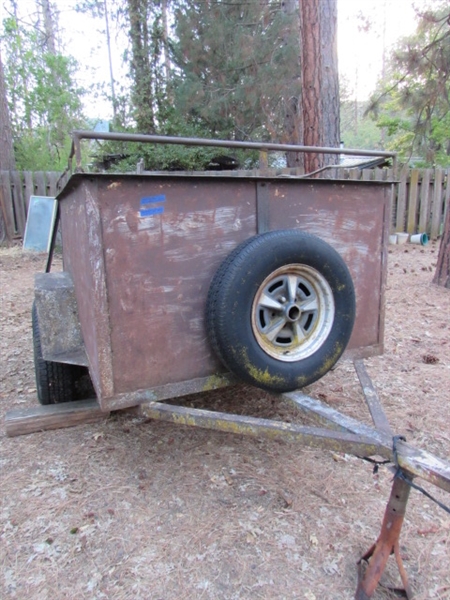 5' X 7.5' SINGLE AXLE TRAILER