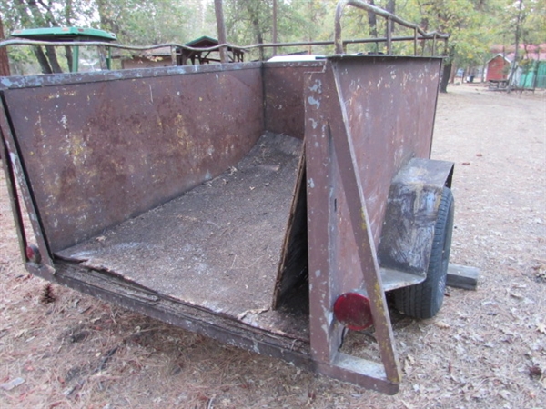 5' X 7.5' SINGLE AXLE TRAILER