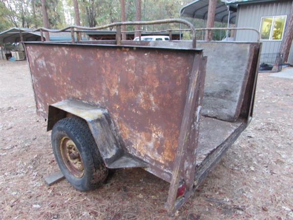 5' X 7.5' SINGLE AXLE TRAILER