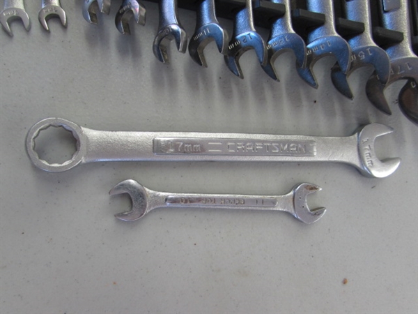 CRAFTSMAN METRIC COMBO WRENCHES