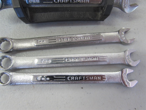 CRAFTSMAN METRIC COMBO WRENCHES