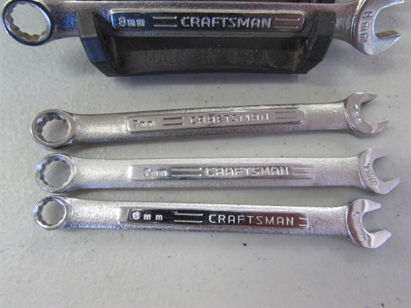 CRAFTSMAN METRIC COMBO WRENCHES