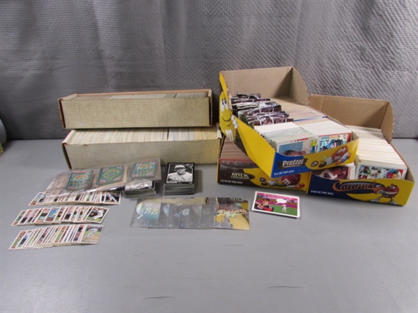 MULTIPLE BOXES OF BASEBALL CARDS