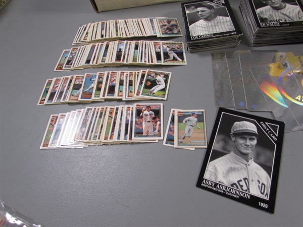 MULTIPLE BOXES OF BASEBALL CARDS