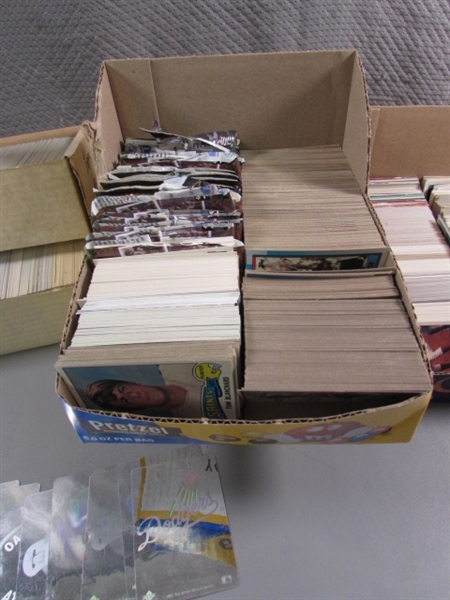 MULTIPLE BOXES OF BASEBALL CARDS