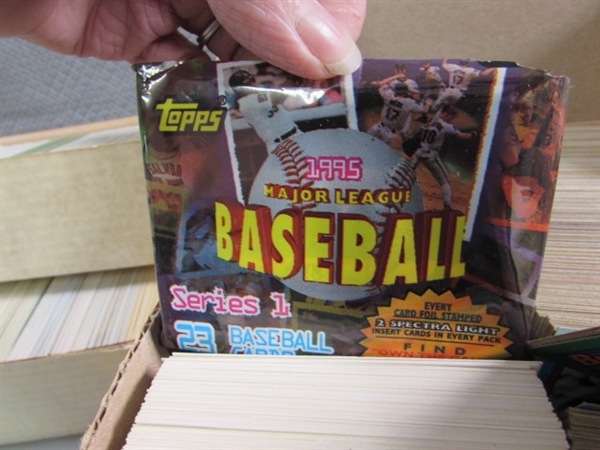 MULTIPLE BOXES OF BASEBALL CARDS