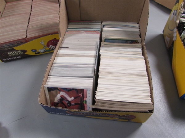 MULTIPLE BOXES OF BASEBALL CARDS