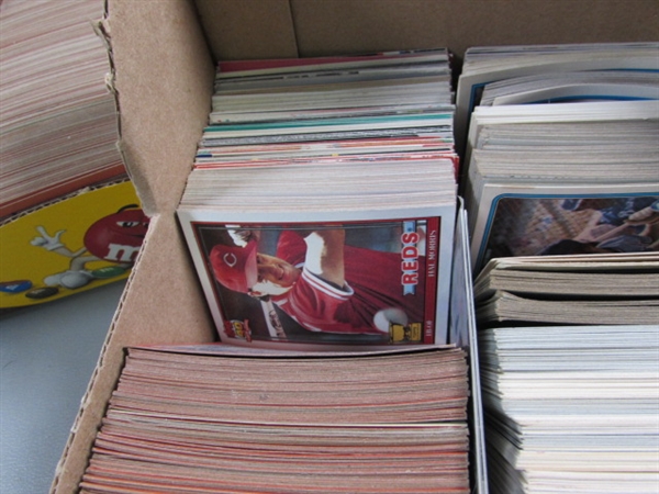 MULTIPLE BOXES OF BASEBALL CARDS