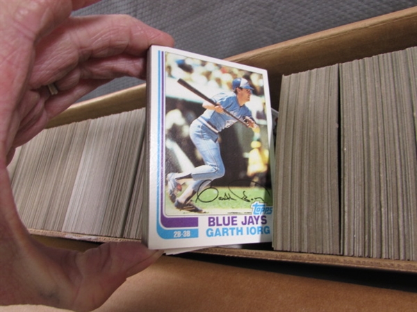 MULTIPLE BOXES OF BASEBALL CARDS