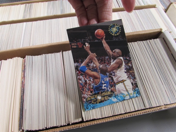 6 BOXES OF BASKETBALL TRADING CARDS