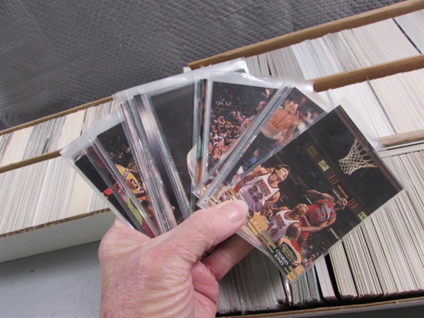 6 BOXES OF BASKETBALL TRADING CARDS