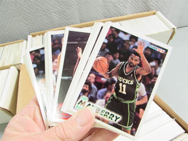 6 BOXES OF BASKETBALL TRADING CARDS