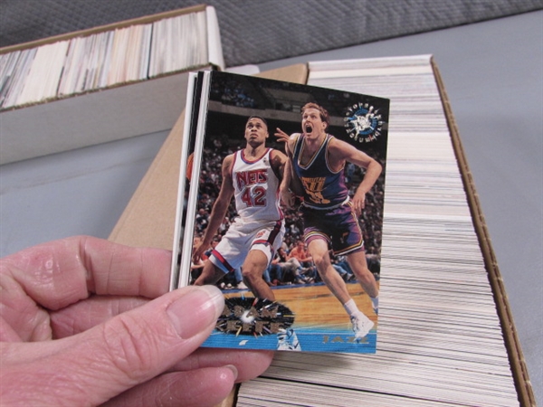 6 BOXES OF BASKETBALL TRADING CARDS