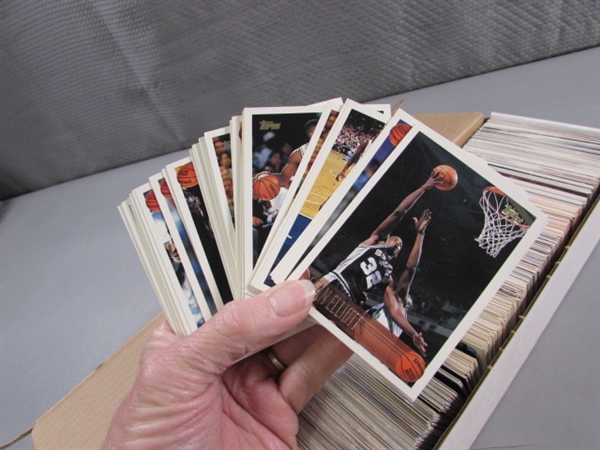 6 BOXES OF BASKETBALL TRADING CARDS