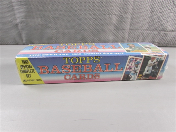 SEALED BOX 1989 TOPPS COMPLETE SET OF BASEBALL CARDS