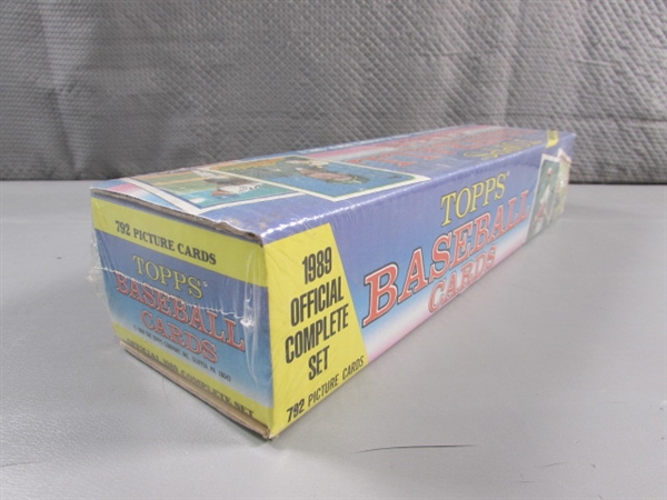 SEALED BOX 1989 TOPPS COMPLETE SET OF BASEBALL CARDS