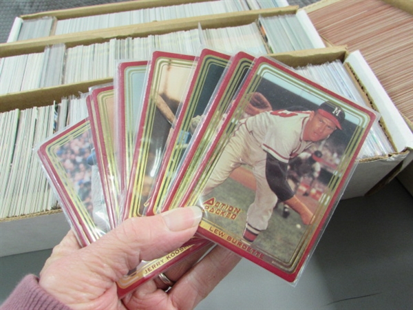 6 BOXES OF BASEBALL CARDS