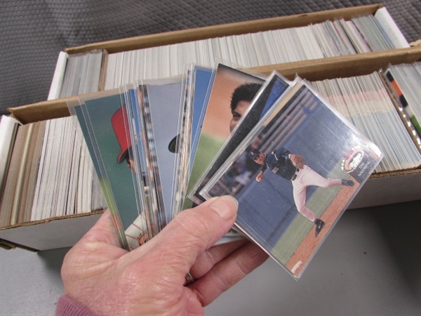 6 BOXES OF BASEBALL CARDS